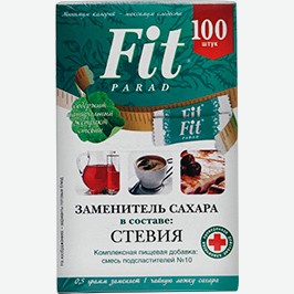 Сахарозаменитель Фитпарад, Стевия, 100 Шт.