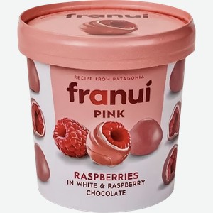 Малина FRANUI в белом и малиновом шоколаде, 150г