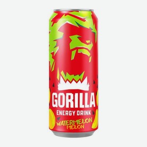 Энергетический напиток со вкусом Дыня-Арбуз Gorilla 450мл