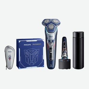 PHILIPS Электробритва Series 5000 S5618/09 Bumblebee + Чехол + Док-станция, Цвет: Синий