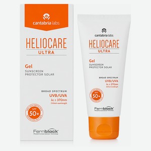 CANTABRIA LABS Солнцезащитный гель для лица Heliocare Ultra SPF 50+, 50 мл
