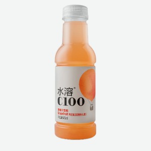Напиток  C 100  вкус КРАСНЫЙ ГРЕЙПФРУТ б/а н/газ. 0,445л