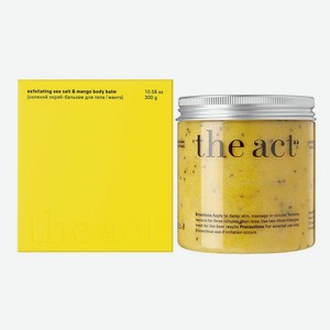 Скраб-бальзам д/тела The act Соляной манго 300г