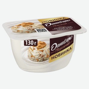 БЗМЖ Продукт творож Даниссимо мороженое грец орех/карамель 6