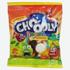 Мармелад жевательный Choodly Дерзкие чумиксы 6 вкусов, 70 г