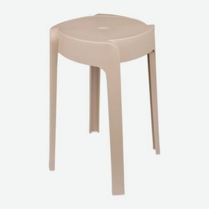 Пластиковый табурет тауп 30*46*30см 1.05 кг