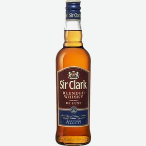 Виски купажированный Сир Кларк срок выдержки 3 года 0,5л Армения