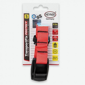 Ремень для крепления грузов Premium  Быстрый зажим  25 мм x 2.5 м (TUV/DIN EN) HEYNER