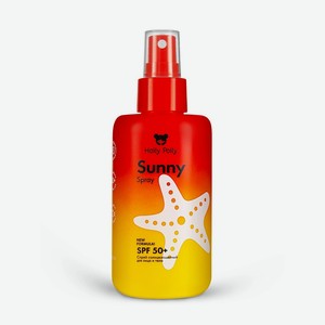 HOLLY POLLY Спрей солнцезащитный для лица и тела SPF 50+/PPD 30, 150 мл