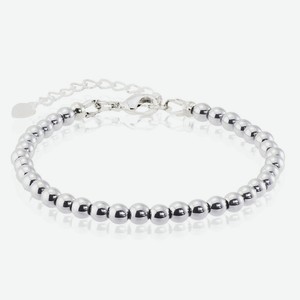 ALERIE-ACCESSORIES Браслет из натурального гематита Miniature Silver, цвет: Серебряный