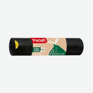 PACLAN ЭКО Мешки для мусора, с завязками, 10 шт