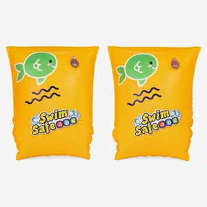 Нарукавники надувные детские для плавания BESTWAY Swim Safe S/M, 25х15 см