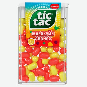 Драже освежающее Tic Tac со вкусом маракуйи и ананаса Ирландия, 49 г