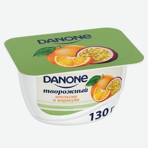 Десерт творожный Danone апельсин маракуйя 3.6% 130 г