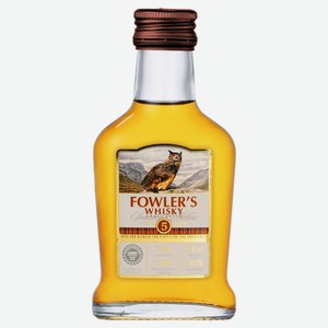 Виски Fowler s 5 лет Россия, 0,1 л