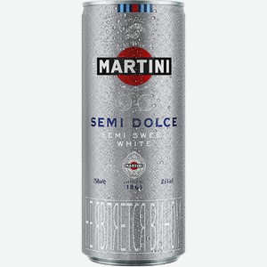 Напиток Martini Semi Dolce белый сладкий 250мл 247 г