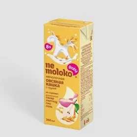Каша овсянная «NeMoloko» безмолочная с грушей 0,2л