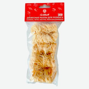 Роллы для розжига Grillkoff древесные, 5 шт