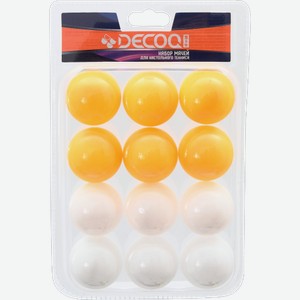 Набор мячей для настольного тенниса PP-012 12шт 65 г