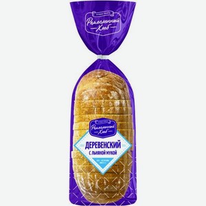 Хлеб Деревенский с льняной мукой нарезанный Дарница 350г 350 г