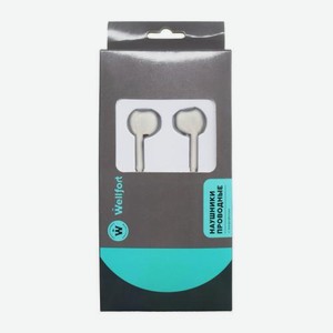 Наушники Wellfort проводные с микрофоном 1.2м WX22091430 в ассортименте 25 г