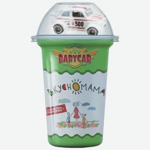 Кукурузные шарики ВкусноМама Babycar-Сюрприз в молочной кондитерской глазури с игрушкой 30 г