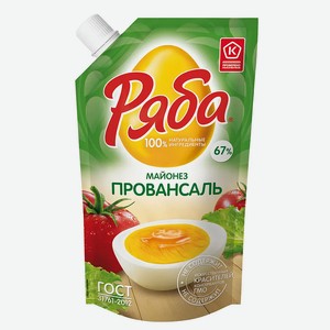 Майонез Ряба Провансаль 67% 204мл