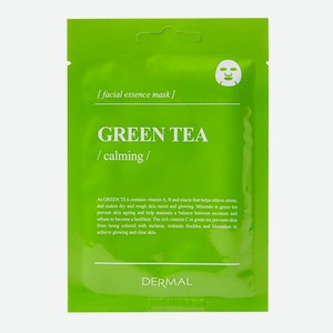 DERMAL Успокаивающая маска с экстрактом зеленого чая, 25 г