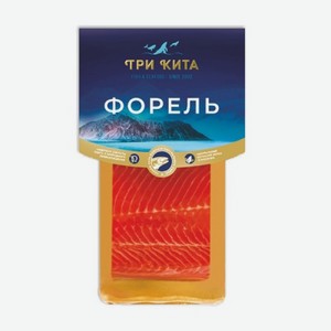 Форель соленая Три кита филе-кусок, 150 г