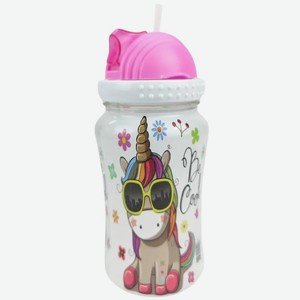 Поильник Qlux Ideas с мягкой трубочкой, 400мл