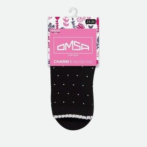 OMSA Kids 22P31 Носки детские в горошек Nero, 19-22 (12-14)