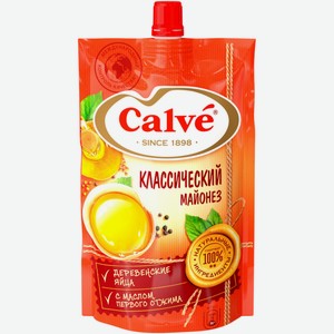Майонез CALVE Классический 50% д/п, Россия, 200 г