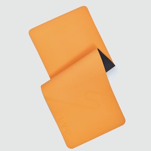 L-V-P Коврик для йоги и фитнеса двухслойный, цвет: Оранжевый, 1 цвет