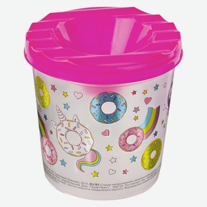 ЮНЛАНДИЯ Стакан-непроливайка Сладкие истории, 1 шт.