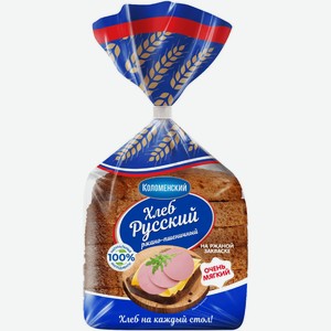 Хлеб Коломенский Русский ржано-пшеничный нарезанный, 325г
