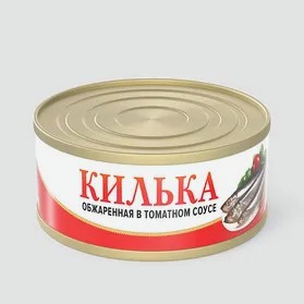 Килька неразделанная обжаренная 240г