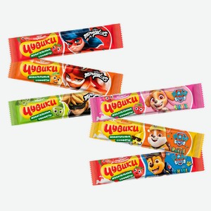 Конфеты жевательные со вкусом фруктов, 10 г в ассортименте
