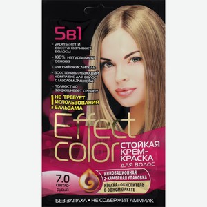 Крем-краска д/волос ФИТОКОСМЕТИК Effect Сolor, тон 7.0 светло-русый, Россия, 50 мл