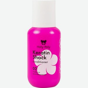 Кондиционер HOLLY POLLY Keratin Shock, восстанавливающий, Россия, 65 мл