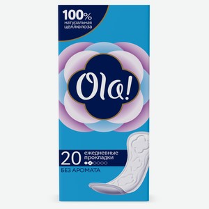 Прокладки ежедневные Ola! Daily впитывающие на каждый день, 20 шт