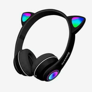 DASWERK Наушники беспроводные, с ушками VZV-23M, цвет: черный