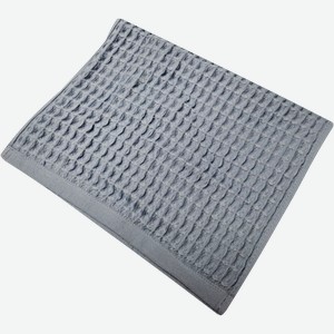 Полотенце вафельное Home голубое 30*50см 45 г