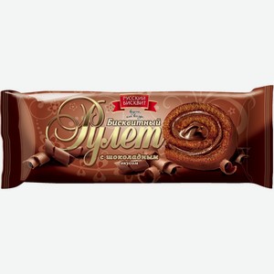 Рулет бисквитный ЧТМ fantasy brands с шоколадным вкусом, Россия, 150 г