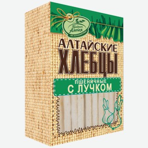 Хлебцы пшеничные Квантсервер Алтайские с луком 75 г