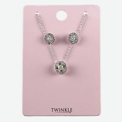 Подарочный набор 1 Комплект: серьги, подвеска, цепочка