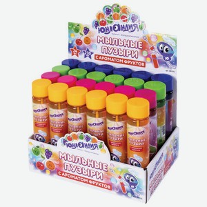 Мыльные пузыри ЮНЛАНДИЯ 230 мл, с фруктовым запахом, 591175