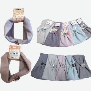 Повязка на голову Дресс-торг О2020-01932 женская трикотажная размер 56/58 в ассортименте 1шт.