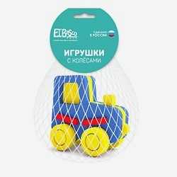 Игрушка-каталка для малышей с колесами Трактор