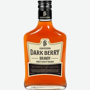 Бренди DARKBERRY алк.40%, Россия, 0.25 L