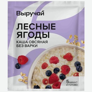 Каша Выручай овсяная с лесными ягодами 40г